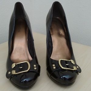 Maurice's buckled heels